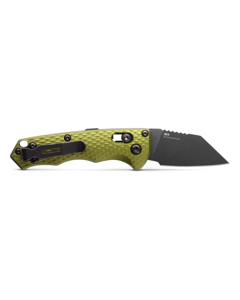 BENCHMADE 2950BK-2 PARTIAL IMMUNITY, WOODLAND GREEN ALUMINUM