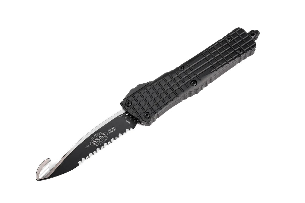 MICROTECH 601-3 THS RESCUE COMBAT TROODON - FRAG HS RESCUE TACTICAL FULL SERRATED