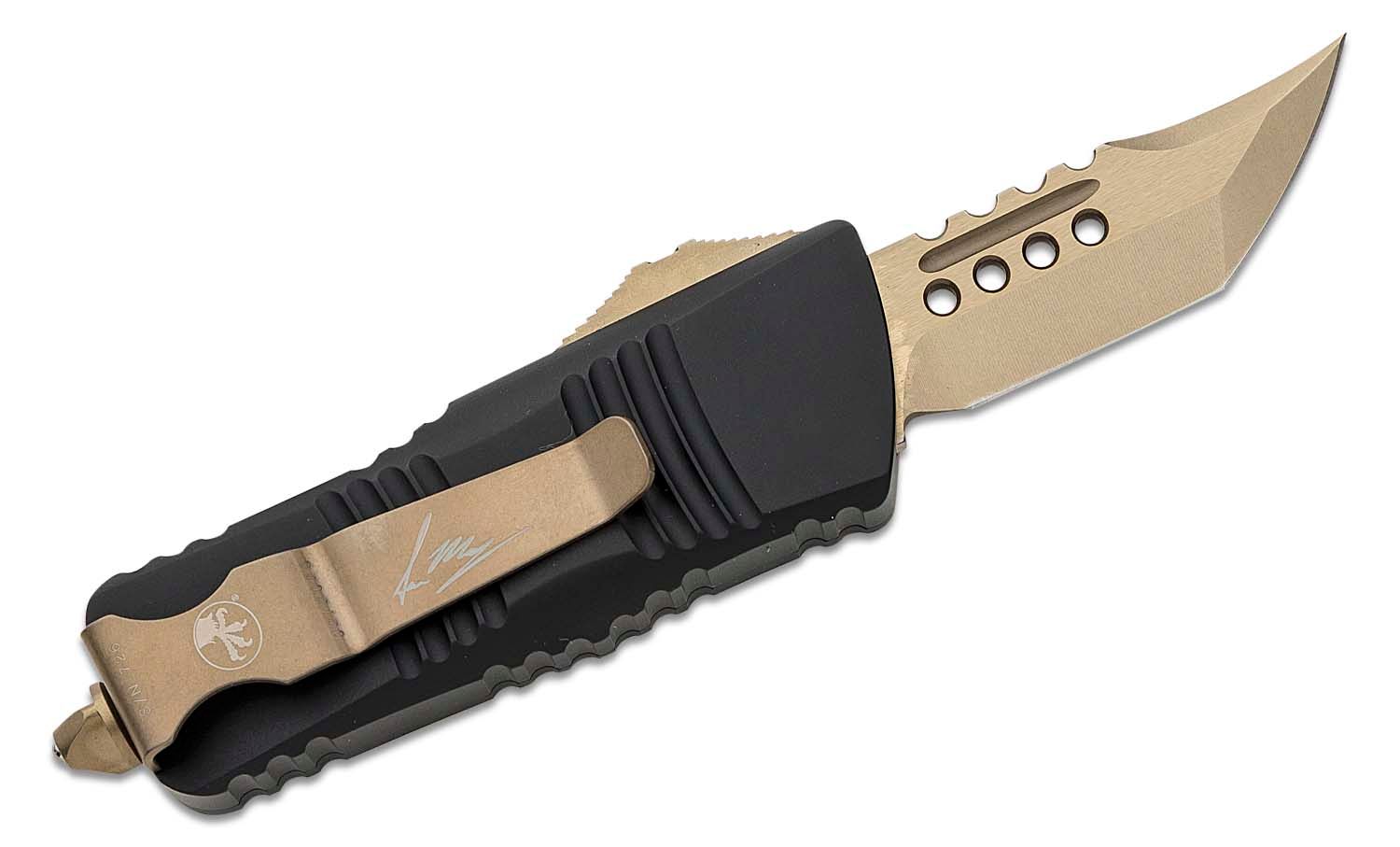 MICROTECH 819-13 S MINI TROODON HELLHOUND SIGNATURE SERIES BRONZED STANDARD