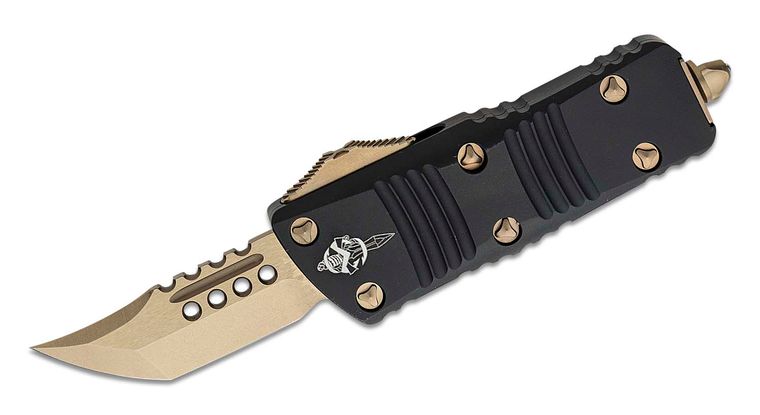 MICROTECH 819-13 S MINI TROODON HELLHOUND SIGNATURE SERIES BRONZED STANDARD