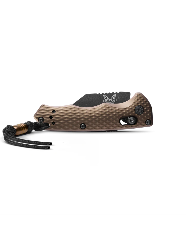 BENCHMADE 2950BK-1 PARTIAL IMMUNITY, FLAT DARK EARTH ALUMINUM