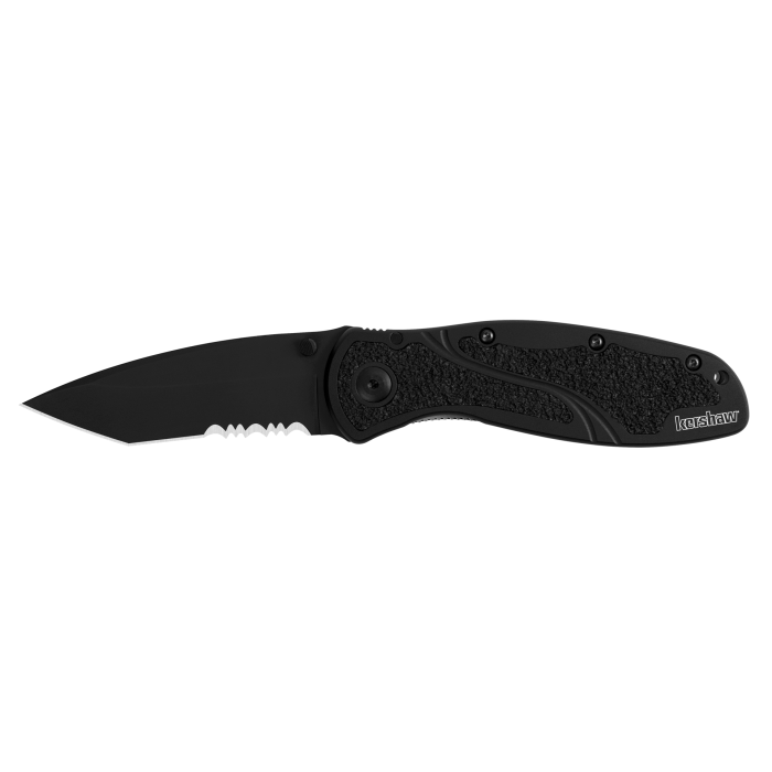 KERSHAW 1670TBLKST BLUR - TANTO, BLACK, SERRATED