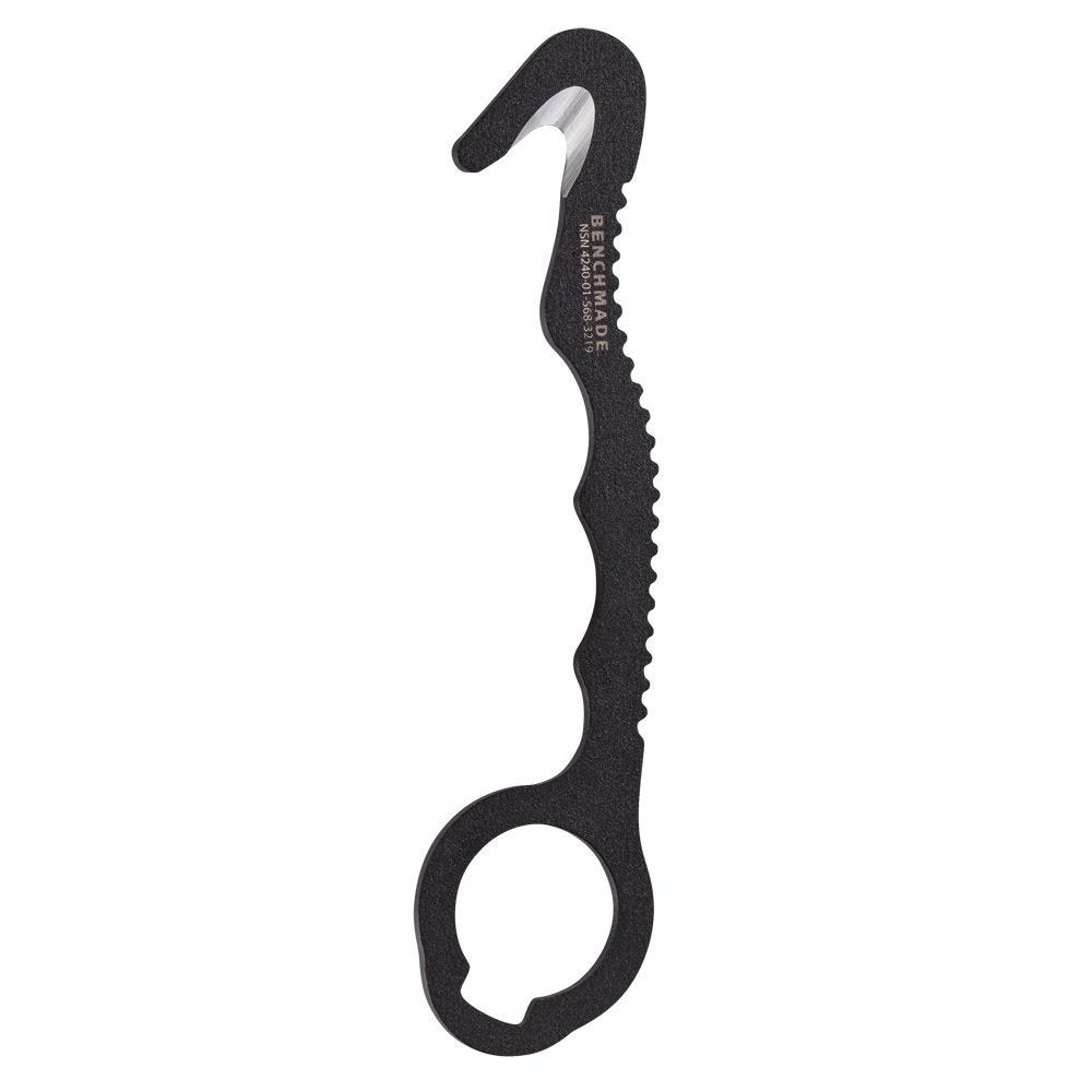 BENCHMADE 8 BLKW SAFETY CUTTER & RESCUE HOOK